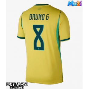 Brazílie Bruno Guimaraes #8 Domácí Dres MS 2026 Krátký Rukáv